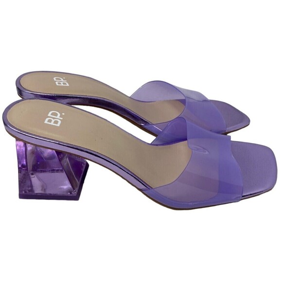 bp Shoes - BP Nordstrom Womens Heel Sandals Platform Brooks Purple Lavender Size 7.5 NEW